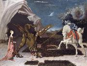 Paolo Ucello Saint George,the Princess and the Dragon Spain oil painting artist
